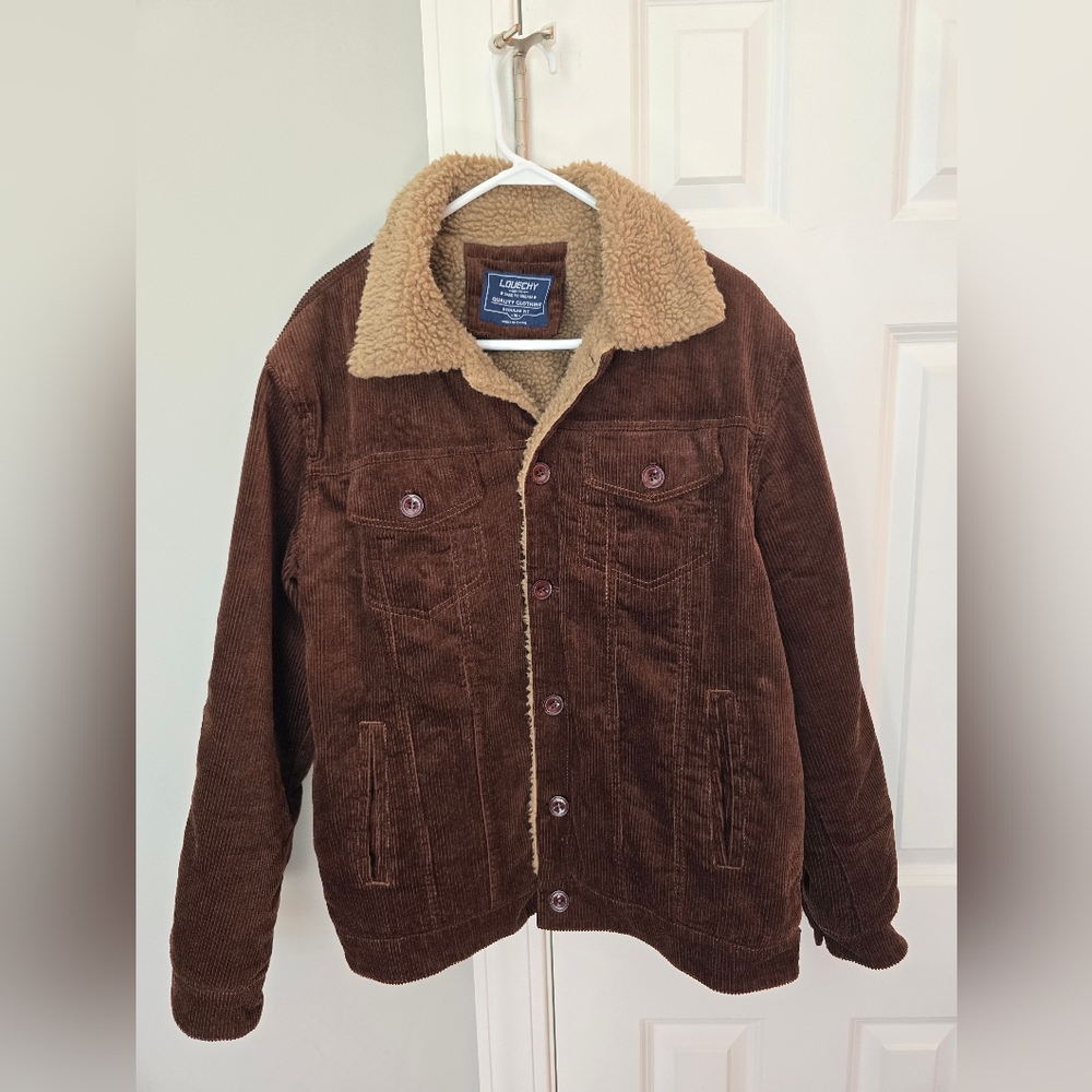 Men's Brown Corduroy Jacket (Worn Once)
